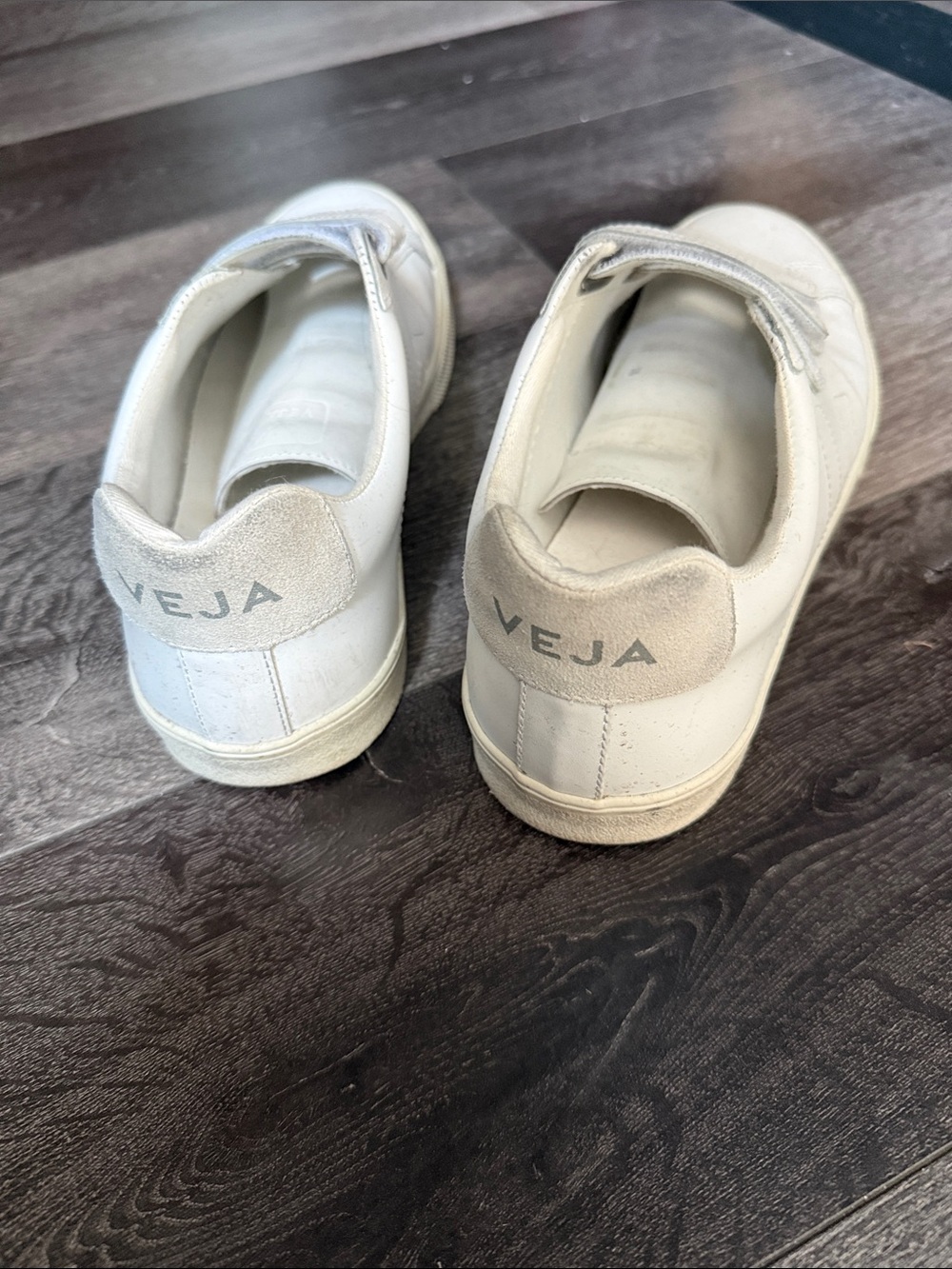 Veja White Triple Velcro Sneakers EU 41 - Picture 2 of 4
